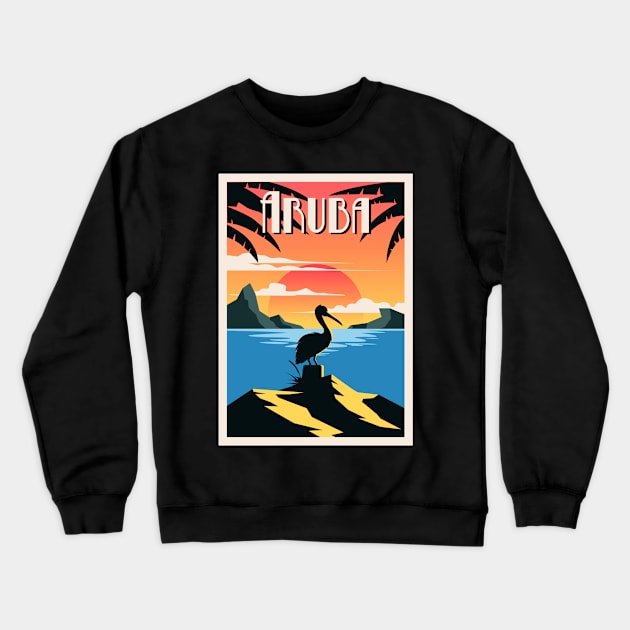 Aruba vacay trip Crewneck Sweatshirt by NeedsFulfilled